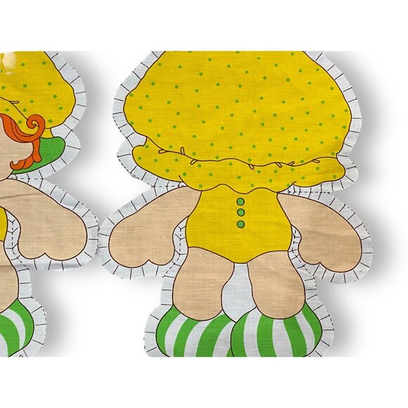Vintage 1981 Strawberry Shortcake Apple Jack Fabric Cut & Sew Pillow Doll 16" - Picture 3 of 3